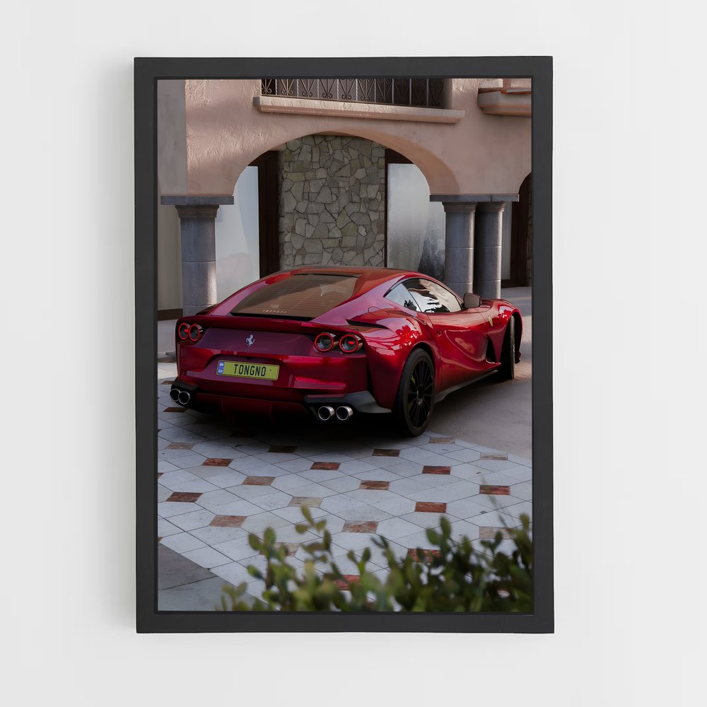 Poster Superfast Rêve – affiche Ferrari (vue 2)